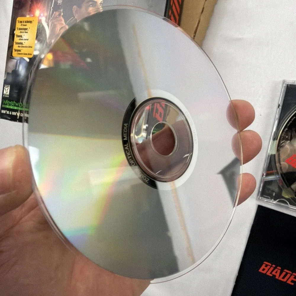 Blade Runner PC Big Box 1997 Vintage Computer Game Westwood 4 Discs